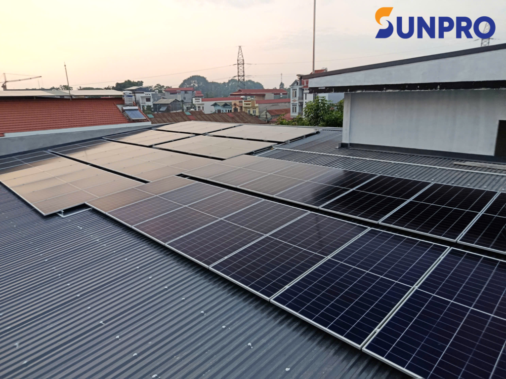 điện mặt trời tại vĩnh yên