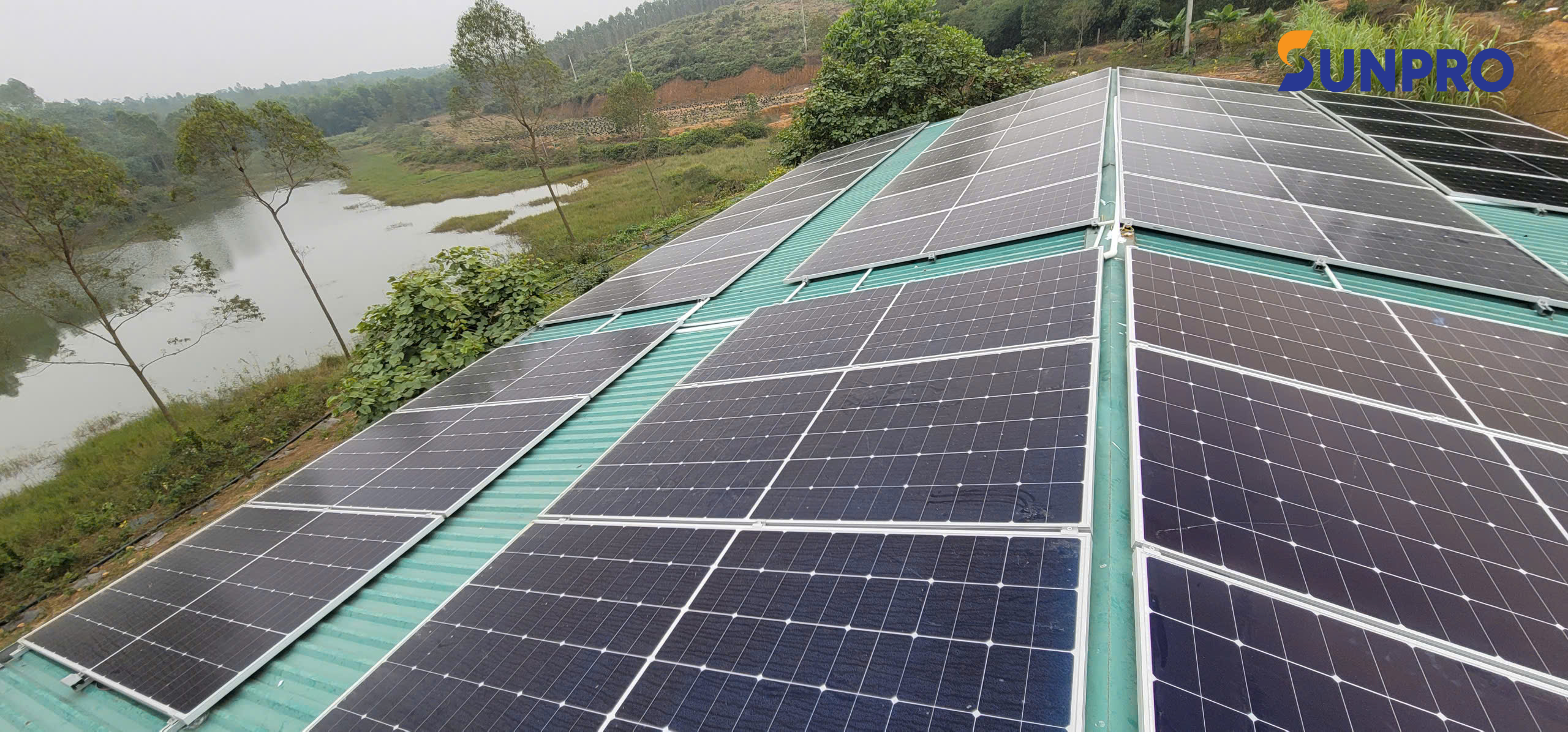 Hệ điện mặt trời trang trại 50kW tại Phú Thọ