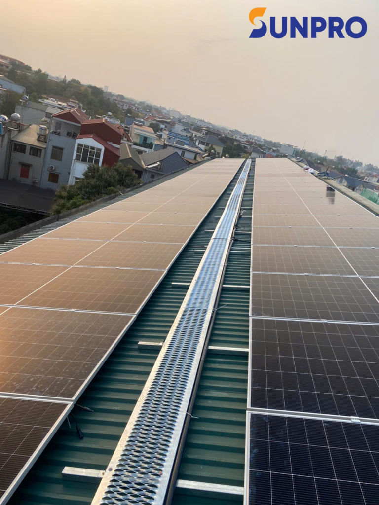 điện mặt trời áp mái cho trường mầm non