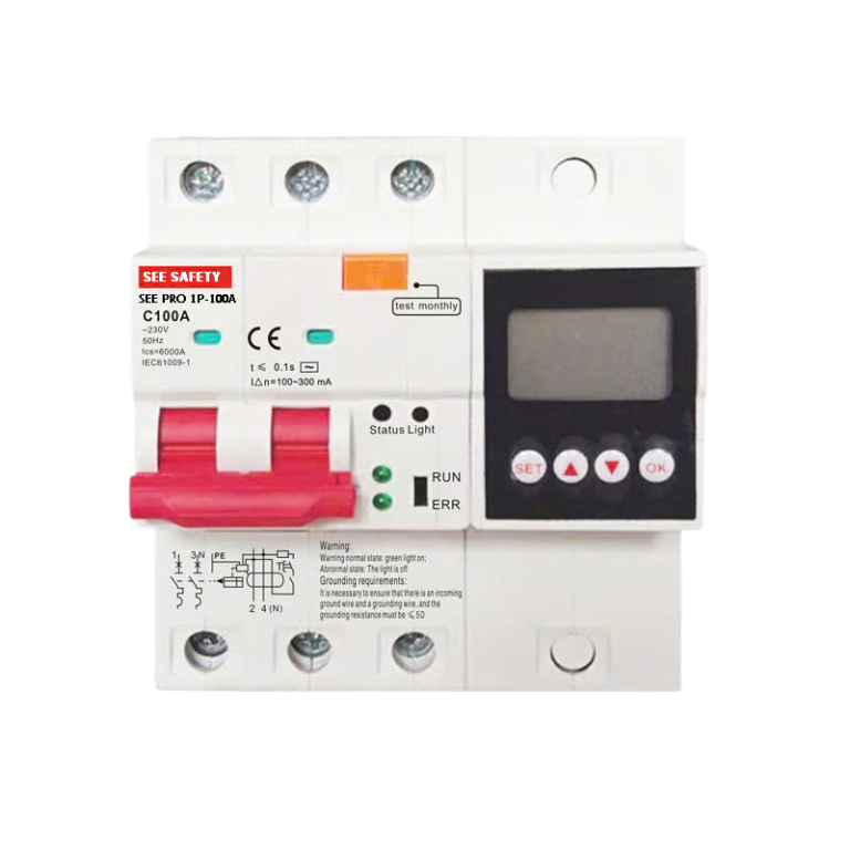 Aptomat chống sốc điện cách ly 1 pha PRO 1P – 100A