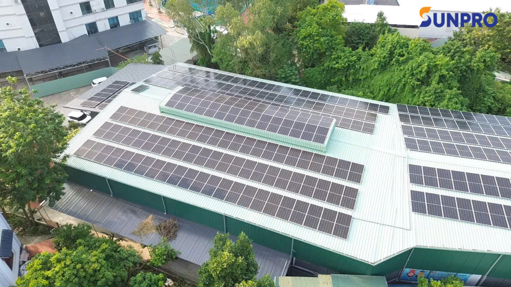 Điện mặt trời nhà xưởng Phú Thọ