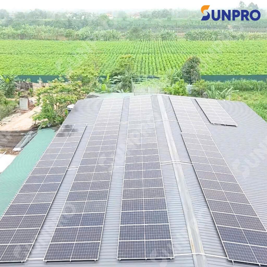 Lắp điện mặt trời Phú Thọ - Sunpro Vina