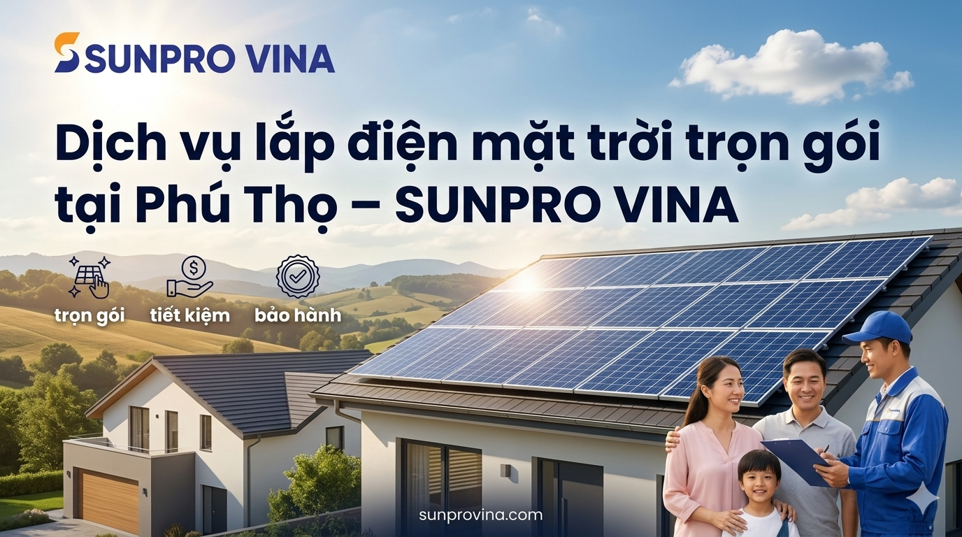 Quy trình thực hiện lắp đặt điện mặt trời của SunPro Vina
