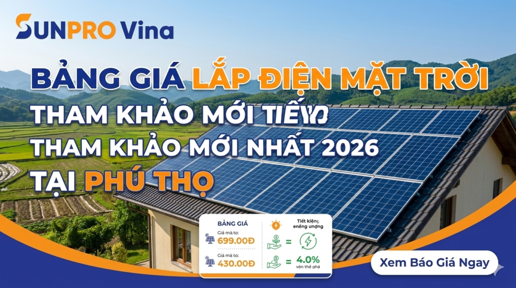 Giá Lắp Điện Mặt Trời Phú Thọ