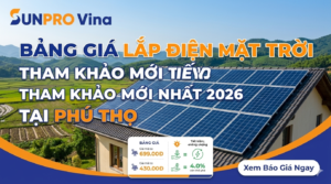 Giá Lắp Điện Mặt Trời Phú Thọ