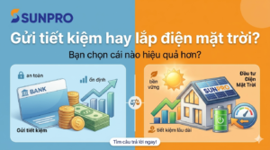 Gửi tiết kiệm hay lắp điện mặt trời