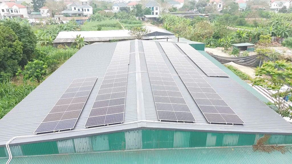 điện mặt trời nhà xưởng