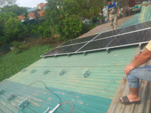 hệ thống điện mặt trời 9.92kWp 1 pha lưu trữ 16kWh tại Vĩnh Yên