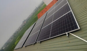 hệ điện mặt trời hộ gia đình 9,84kW tại Thổ Tang