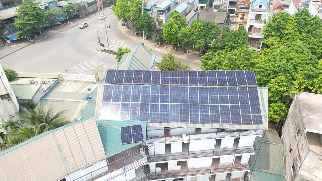 Diện tích mái cần bao nhiêu để lắp điện mặt trời 30kW?