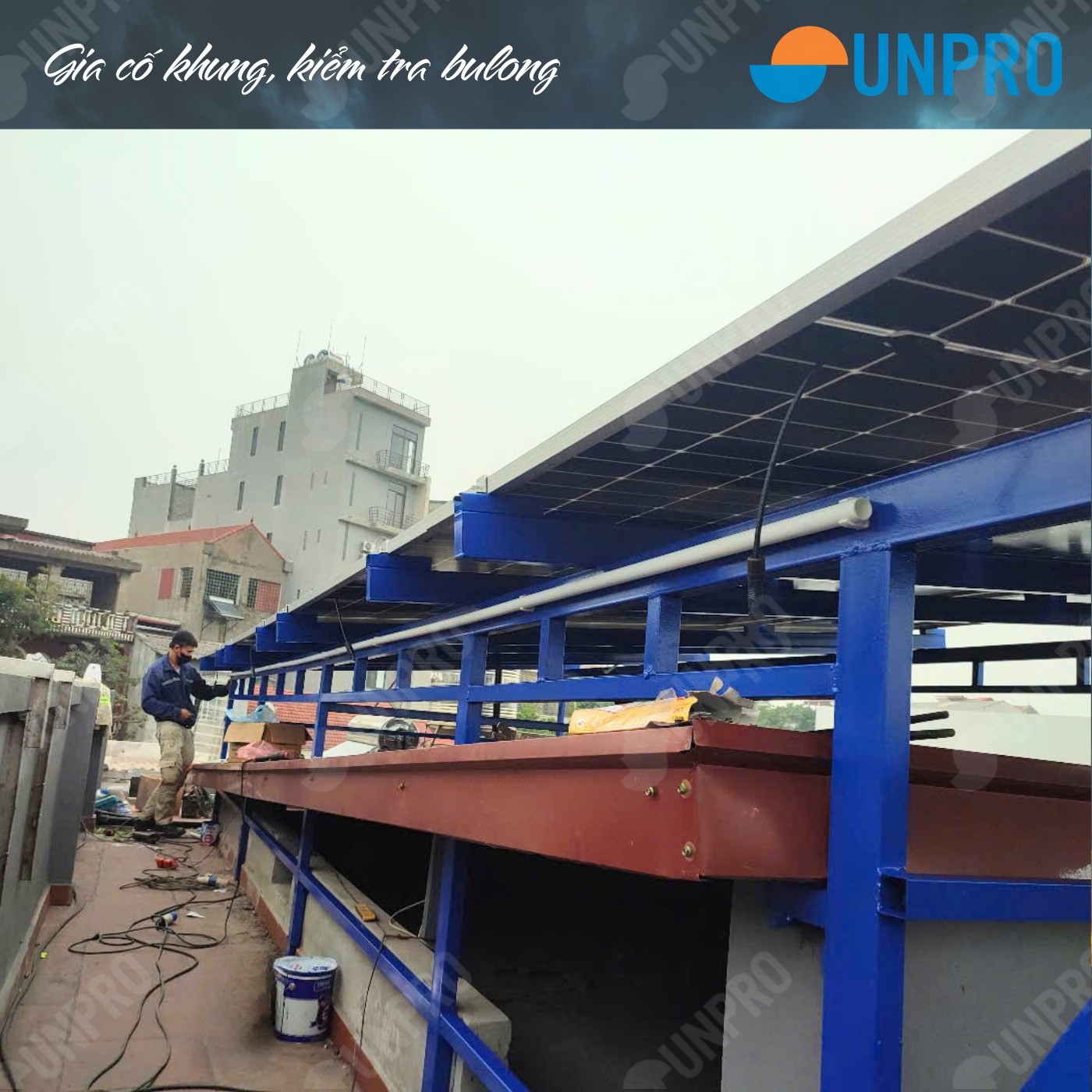 Sunpro vina lắp điện mặt trời cho nhà xưởng