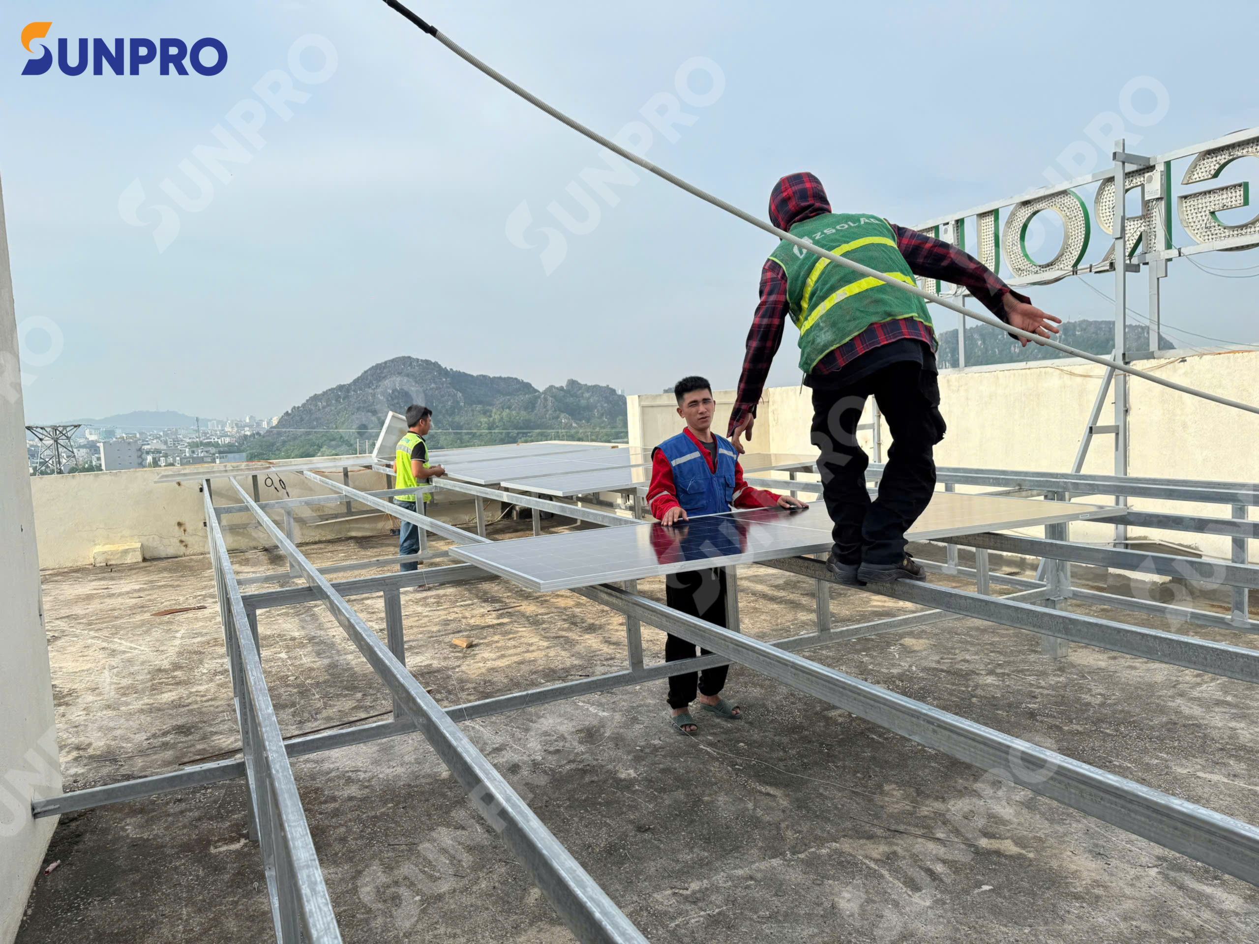 Công trình điện mặt trời - Sunpro Vina
