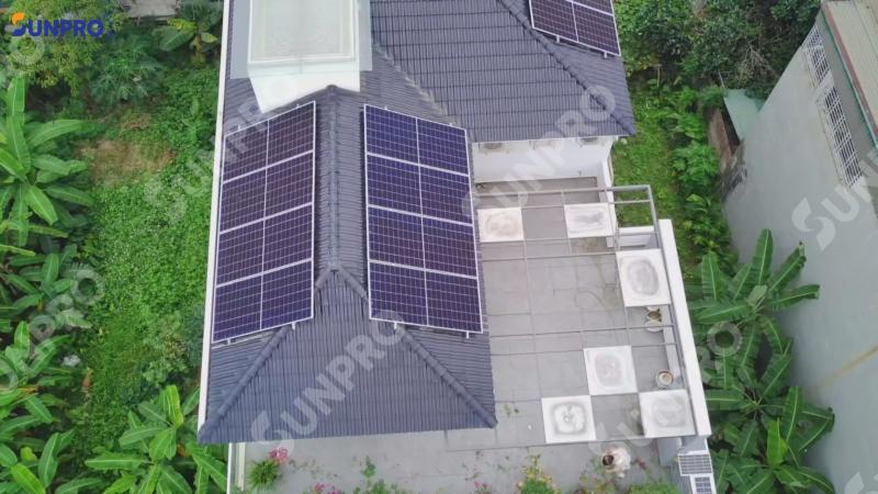Ảnh hoàn thiện công trình điện mặt trời