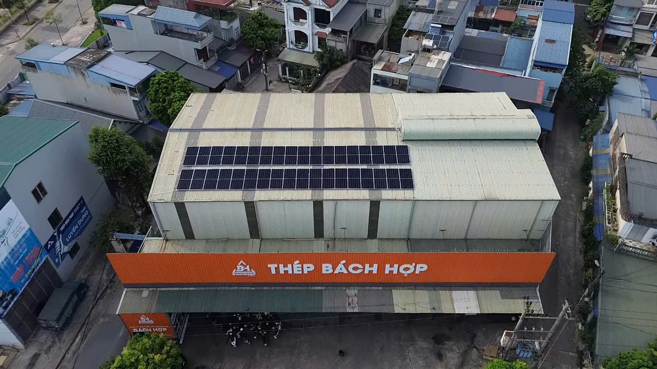 Công trình điện mặt trời tại Thái Nguyên