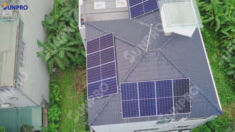 Ảnh hoàn thiện công trình điện mặt trời
