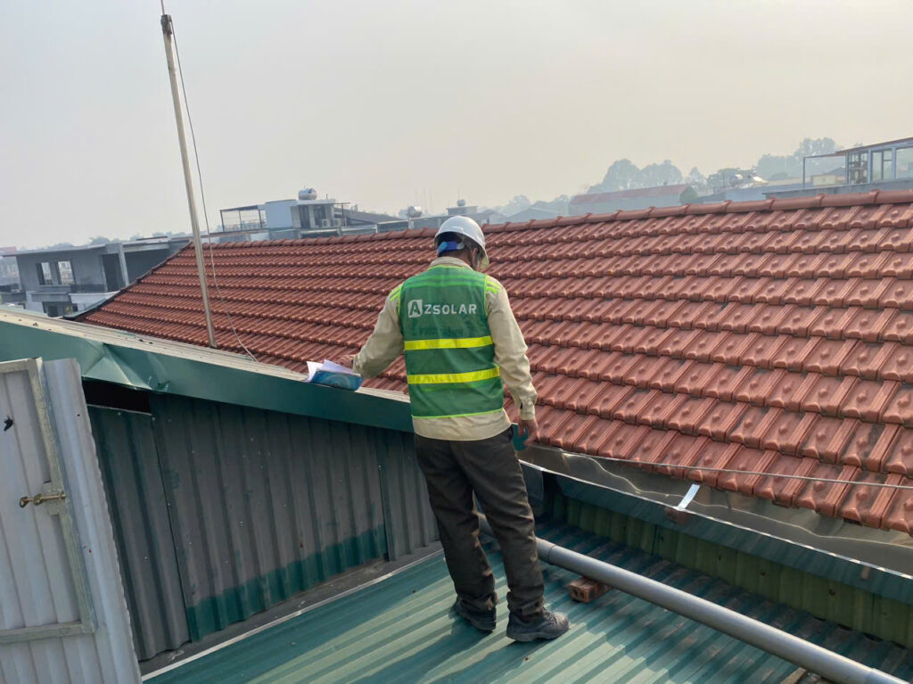 điện mặt trời hòa lưới bám tải