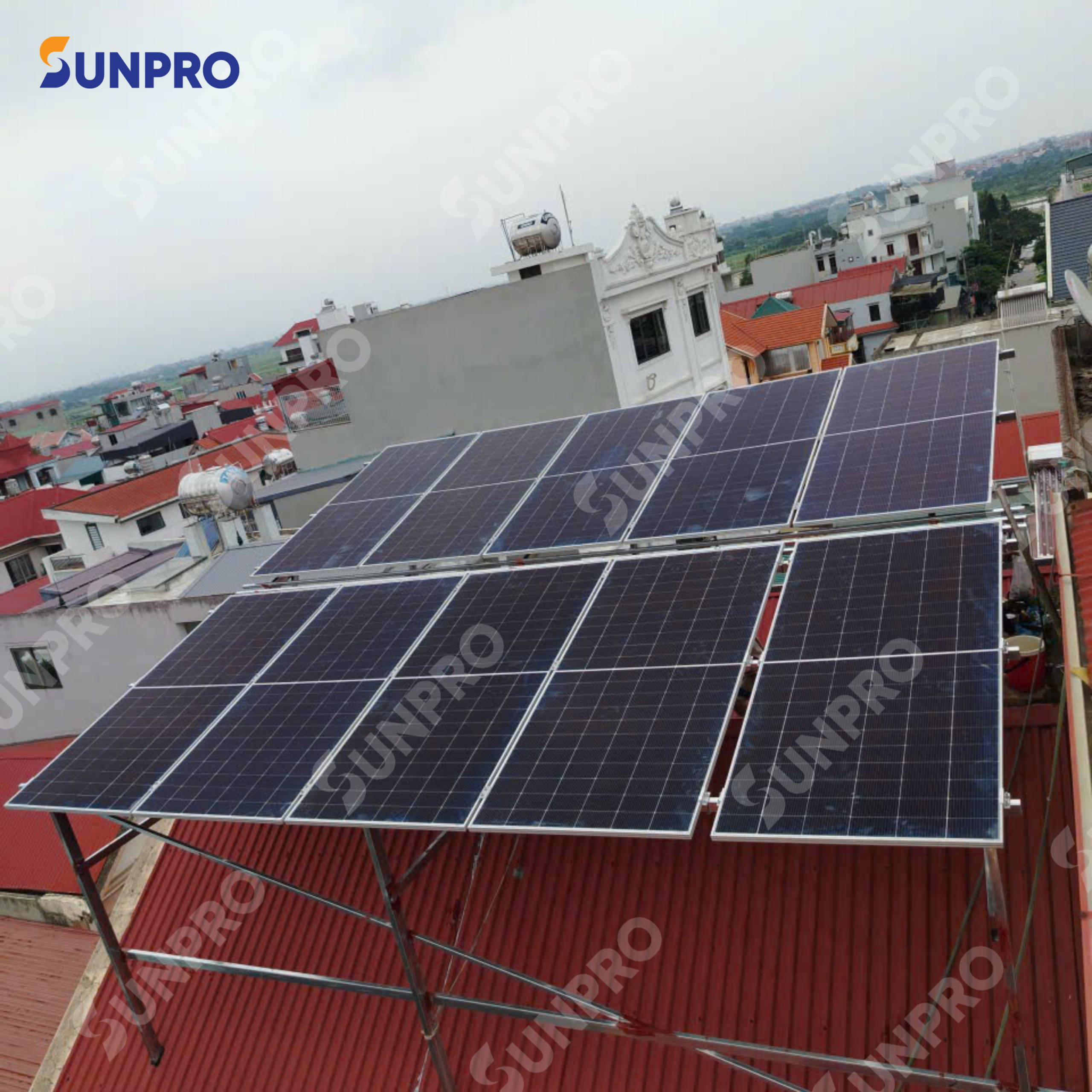 Hoàn thiện lắp đặt điện mặt trời cho nhà dân