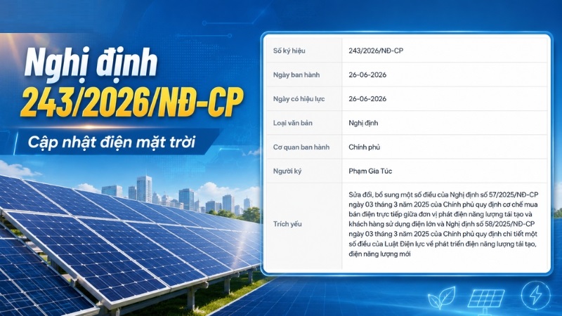 Điểm mới nổi bật của Nghị định 243/2026/NĐ-CP