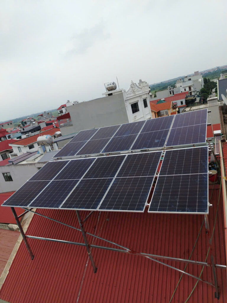 Đề xuất lắp điện mặt trời mái nhà